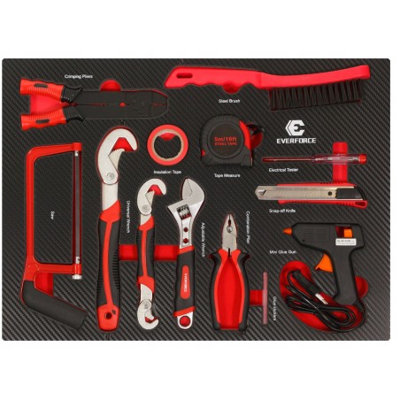 EINSATZ FÜR WAGEN – WERKZEUGSET, 13-TEILIG