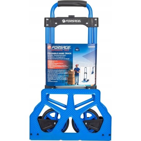 Forsage-Werkzeugwagen: Zusammenklappbarer Plattformwagen mit Teleskopgriff – Tragkraft: 90 kg