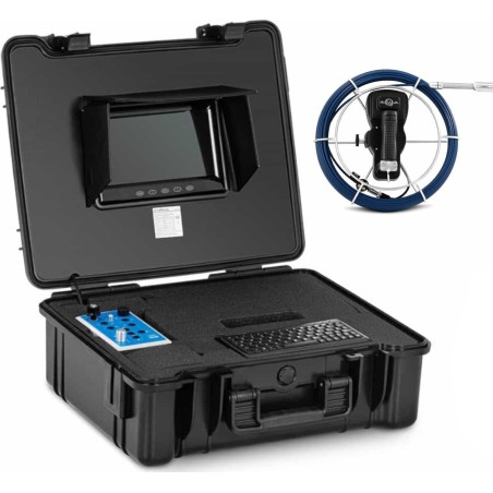 Steinberg HD-Inspektionsendoskop, 30 m lange Sonde, LED, 7-Zoll-TFT-Farbdisplay HD-Inspektionsendoskop, 30 m lange Sonde, LED