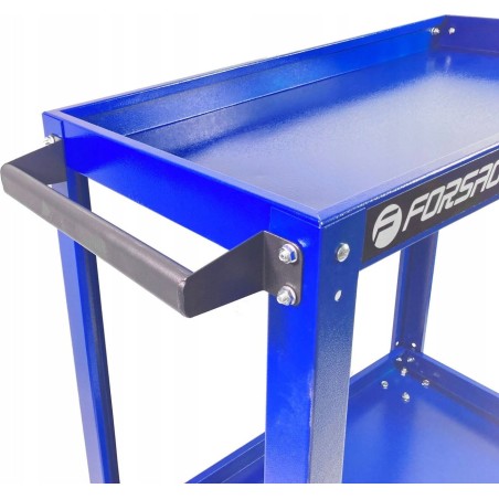 Forsage Werkzeugwagen – Werkstattwagen mit 2 Ablagen, auf Rollen