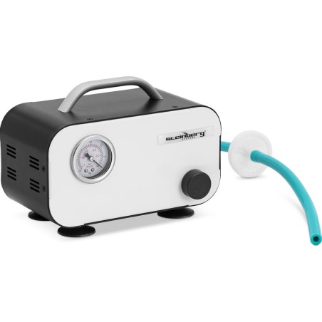 Steinberg Ölfreie Labor-Vakuumpumpe mit Manometer, 15 l/min, 30 W Ölfreie Labor-Vakuumpumpe mit Manometer
