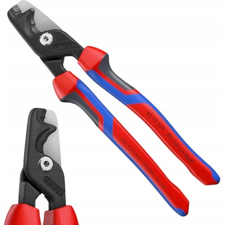 Knipex KNIPEX Kabelschere StepCut XL Composite 225 mm
