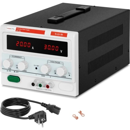 Stamos Soldering LED-Laborstromversorgung für den Service 0–30 V, 0–20 A, 600 W