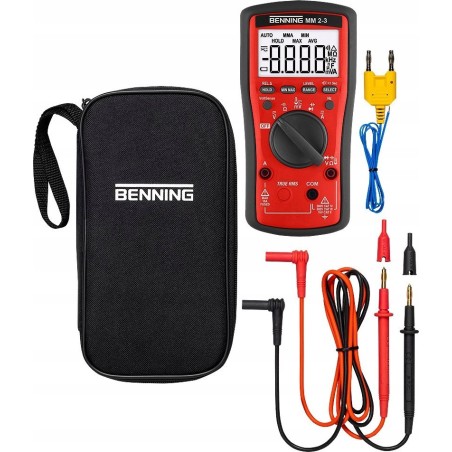 Benning Multimeter BENNING MM 2-3, digital, mit Zubehör