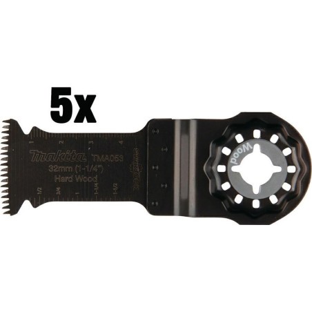 Makita MAKITA MT BIM-Tiefschnitt-Sägeblatt 32 mm x 50 mm / 5 Stück für Hartholz