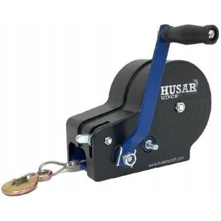 Husar Handkurbel-Seilwinde im Gehäuse BST R 2500 LBS (1133 kg, 10 m)