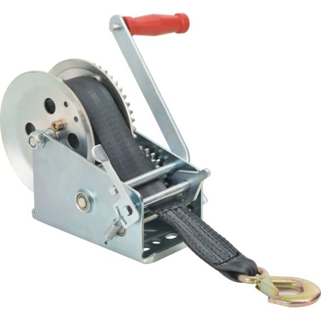 vidaXL Handwinde mit Gurt, 1360 kg