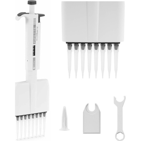 Steinberg 8-Kanal-Handpipette für den Laborgebrauch, 0,05–0,3 ml 8-Kanal-Handpipette für den Laborgebrauch, 0,05–0,3 ml
