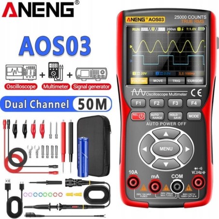 Digitalmultimeter ANENG AOS03 WER. PRO 2025! 3-in-1 Zoyi ZT-703S