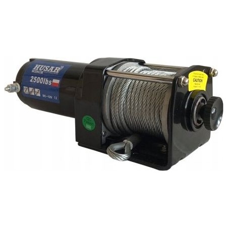 Husar Elektrische Seilwinde mit Stahlseil BST 2500 LBS