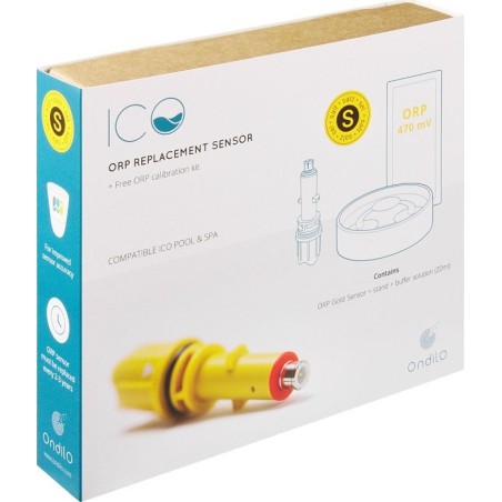 Ondilo ONDILO ICO – ORP-Gold-Sensor für SALT (gelb) + Kalibrierungsset