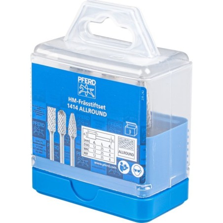 Beschaffung eines 3-teiligen HM-Fräsersets PFERD Allround 1414, 12 mm
