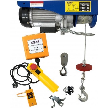 Husar Elektrische Seilwinde BST P 300/600 kg mit Funkfernbedienung