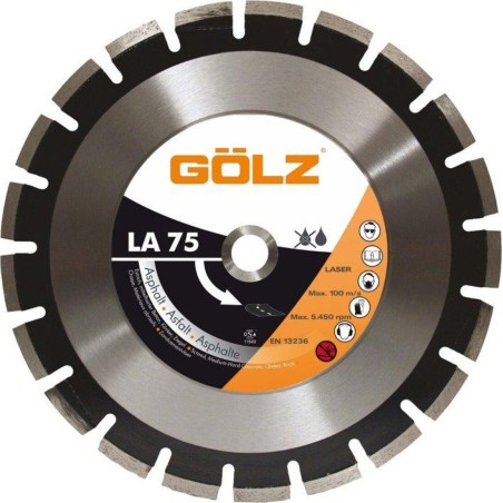 Beschaffung einer Diamantscheibe für Asphalt GOLZ LA75 350 x 25,4 mm