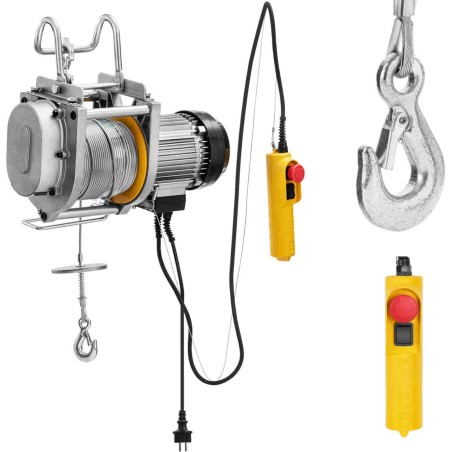 MSW Elektrische Seilwinde 1300 W, 60 m, 250 kg Elektrische Seilwinde 1300 W, 60 m, 250 kg