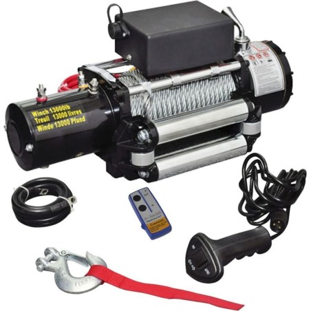 vidaXL Elektrische Winde, 12 V, 5909 kg