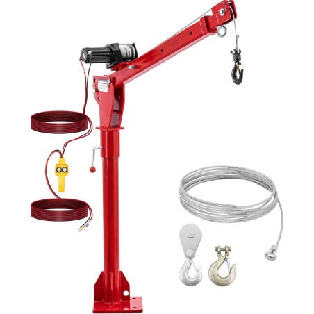 Steinberg Ladekran für Pickups mit Seilwinde, 12 V, 1000 W Ladekran für Pickups