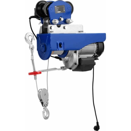 MSW Elektrische Seilwinde mit Laufkatze 1600 W, 12 m, 500 kg Elektrische Seilwinde mit Laufkatze 1600 W, 12 m, 500 kg