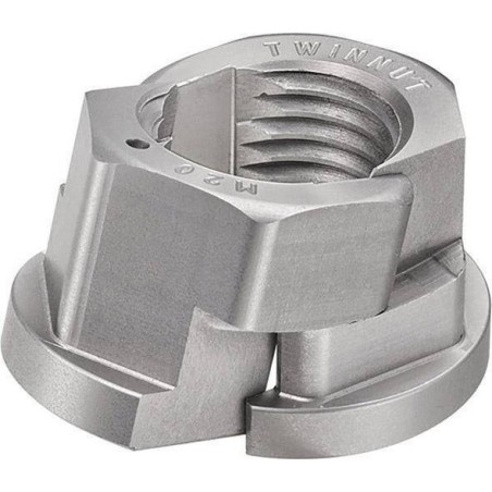 AMF TWINNUT-Mutter mit Flansch 6333S M24 AMF