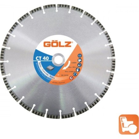 Beschaffung einer Diamantscheibe für Beton GOLZ CT40 400 x 25,4 mm