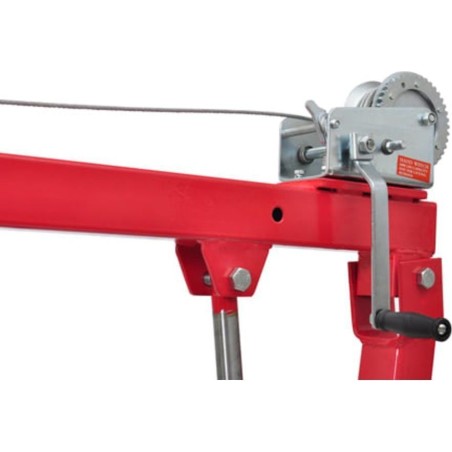 vidaXL Autokran mit Seilwinde und Seil