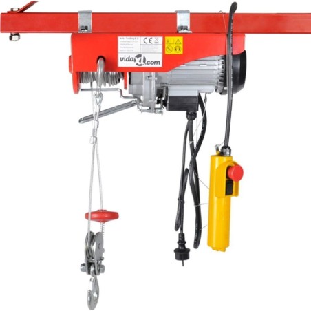 vidaXL Elektrische Winde, 1300 W, 400/800 kg