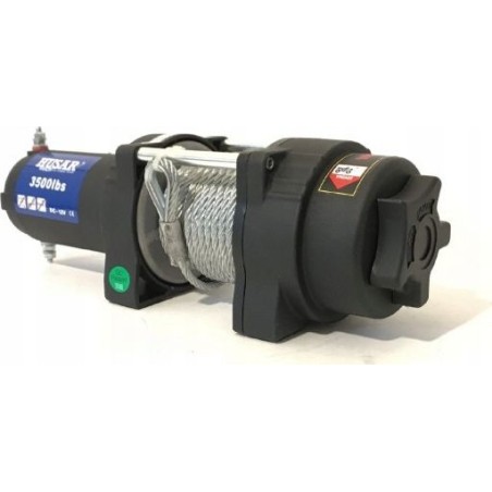 Husar Elektrische Seilwinde mit Stahlseil BST S 3500 LBS