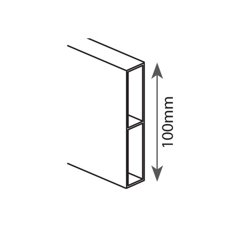 Modeco Maurerlineal mit 2 Markierungen, 250 cm – MN-71-125