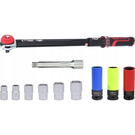 Beschaffung eines 11-teiligen Drehmomentschlüssel- und Steckschlüsselsatzes von KS TOOLS, 20–200 Nm, 1/2"