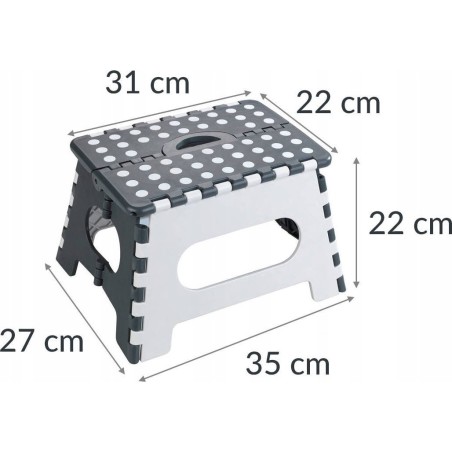 Maximex Klapphocker mit rutschfester Oberfläche SECURA, max. 150 kg