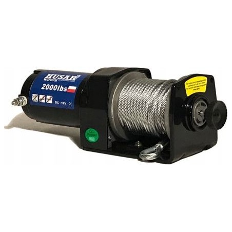 Husar Elektrische Seilwinde mit Stahlseil BST 2000 LBS