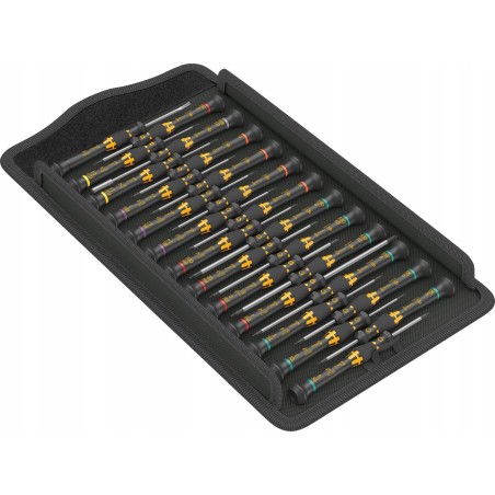 Wera Wera Kraftform Micro ESD Big Pack 1 Schraubendreher-Set (schwarz/gelb, 25-teilig)