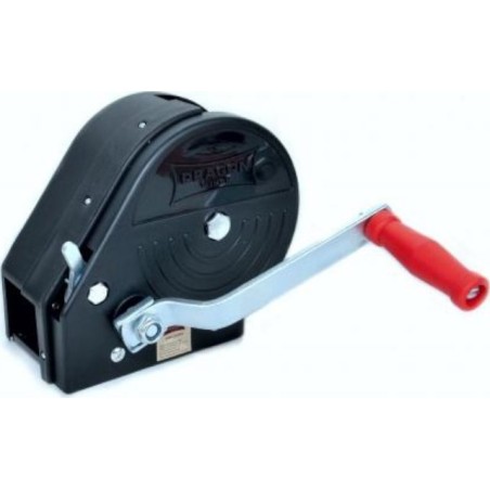 Dragon Winch Handwinde DWK-25C im Gehäuse mit 10 m Stahlseil, Zugkraft 1133 kg
