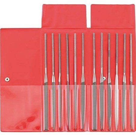 Format: Set mit Nadelfeilen, 200 mm, Schnitttiefe 0,12 mm, 4 Stück. FORMAT