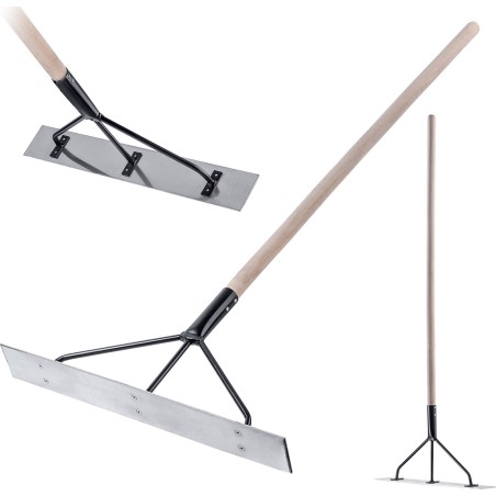 Kadax KADAX Abziehleiste 625 x 90 mm für Betonestrich, mit Verteilerstiel