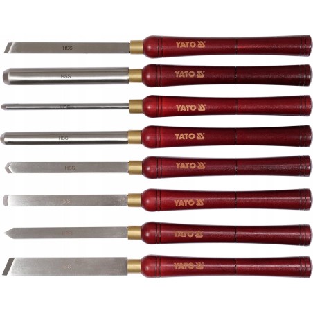 Yato YATO HOLZSCHNEIDEMESSER, 8-teiliges Set