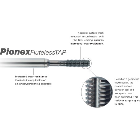 Gewindebohrer GUHRING HSS-E-PM Pionex 4634 M3 x 0,5