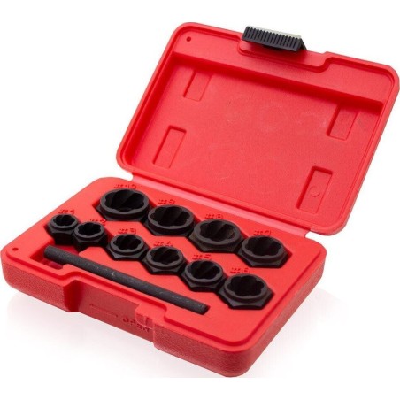 Bituxx Abzieher für festsitzende Muttern, 11-teiliges Set mit Abziehern und Schraubenschlüsseln