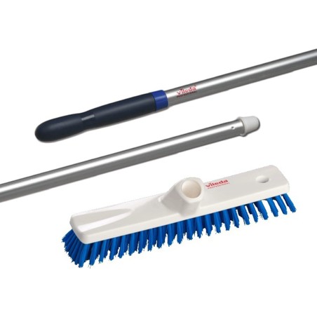 Vileda Superior-Scheuerbürstenset 30 cm + Aluminiumstiel für die Bürste 150 cm