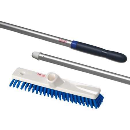 Vileda Superior-Scheuerbürstenset 30 cm + Aluminiumstiel für die Bürste 150 cm