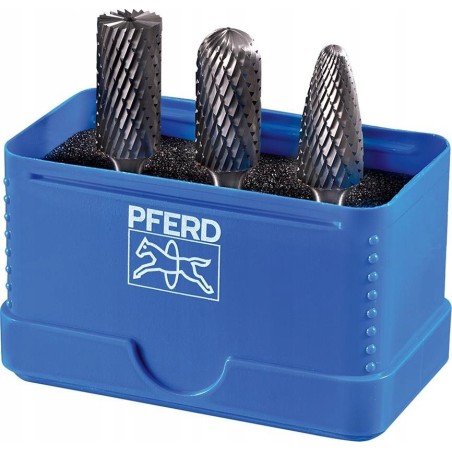 3-teiliges Hartmetall-Fräserset PFERD 1507 Z3P 12 mm