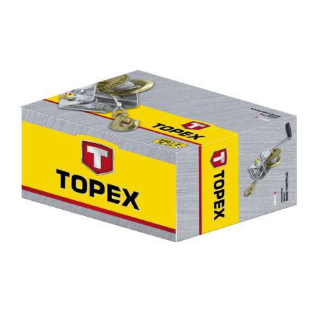 Topex Seilwinde 0,9 t, Seillänge 10 m (97X087)
