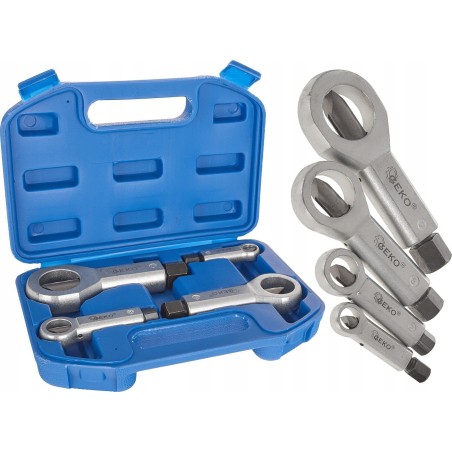 Geko Set mit 4 Mutternschneidern, 9–27 mm (10)