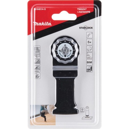 Makita MAKITA MT Tauchsägeblatt BIM 32 mm x 50 mm / 5 Stück
