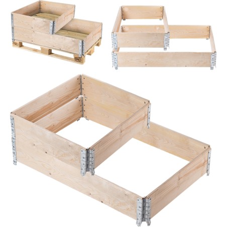 Kadax KADAX Zest Palettenaufsatz 120 x 80 x 20 cm + 60 x 80 x 20 cm