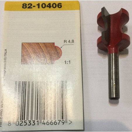 Fräser 82-10406P 22,2 × 19,5 × 6,0 R4,8