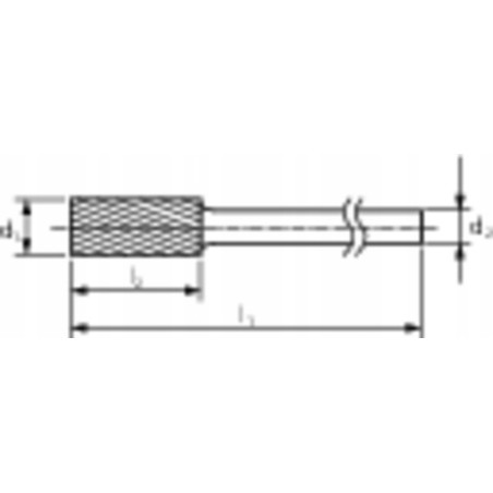 PFERD-Hartmetallfräser PFERD HM ZYA 1225/6 Z3 SL150