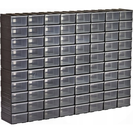 80 Stück Schubladenbehälter, Werkstatt-Organizer, Schraubenregal