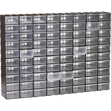 80 Stück Schubladenbehälter, Werkstatt-Organizer, Schraubenregal