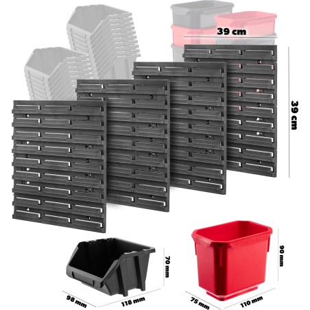 Kadax-Werkzeugset KADAX-Werkzeugset: Tafel 78 x 78 cm, 4 x 39 x 39 cm